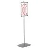 11x17 Adjustable Floor Menu Board & Floor Sign