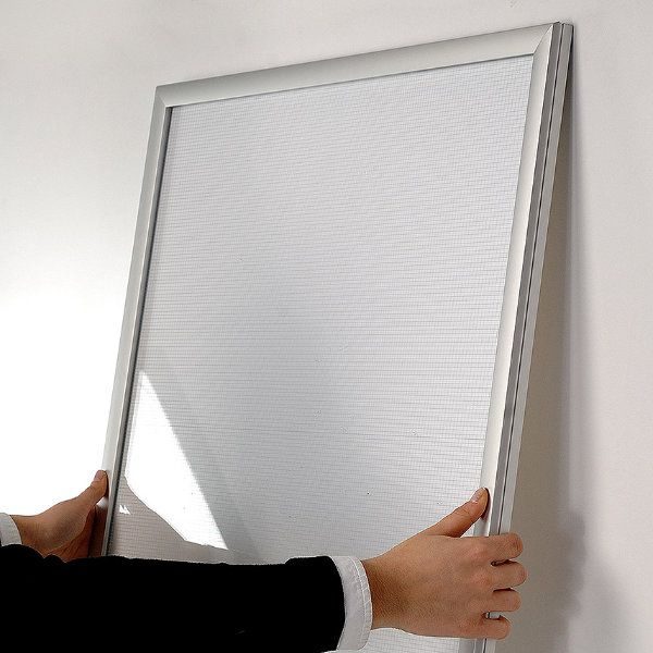 11"w x 17"h Smart Poster LED Light Box 1" Silver Aluminium Profile