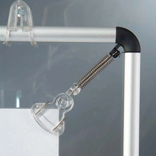 11"w x 17"h Stretch Poster Holder - Silver Aluminum Profile 11"w x 17"h Stretch Poster Holder - Silver Aluminum Profile