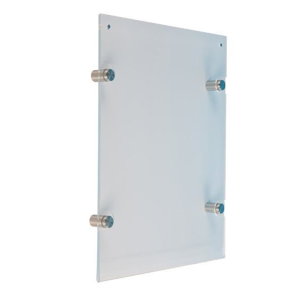 11"w x 17"h Wall Mount Clear Acrylic Sign Holder & Frame