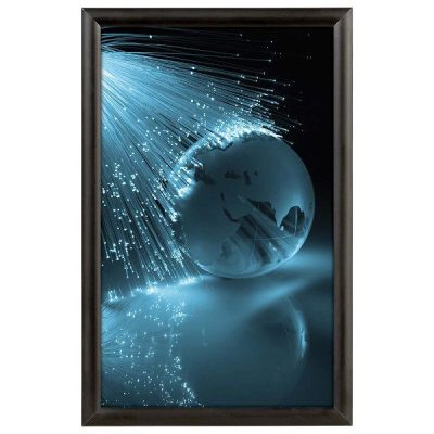 11x17 Snap Poster Frame - 1 inch Black Profile, Mitred Corner