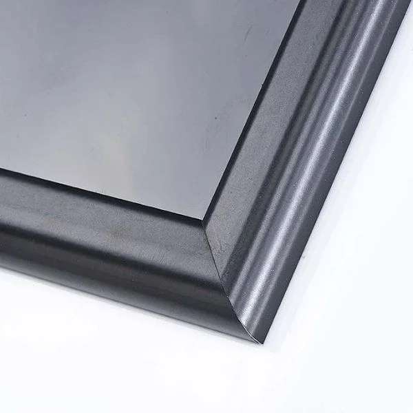 16"w x 22"h Write On Board Dry Wipe Black Aluminum Frame Black Surface 16"w x 22"h Write On Board Dry Wipe Black Aluminum Frame Black Surface