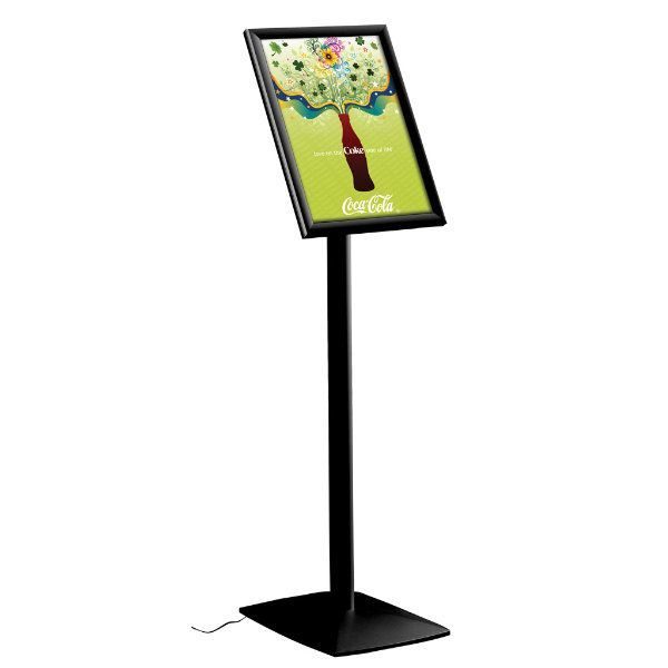 18" x 24" Flexible LED Light Box Floor Sign & Menu Stand Black