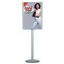 18"w x 24"h Convex Box Poster Display Stand Without Lighting