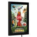 18"w x 24"h Magnetic Poster LED Light Box Black