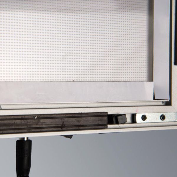 18"w x 24"h Magnetic Poster LED Light Box Black