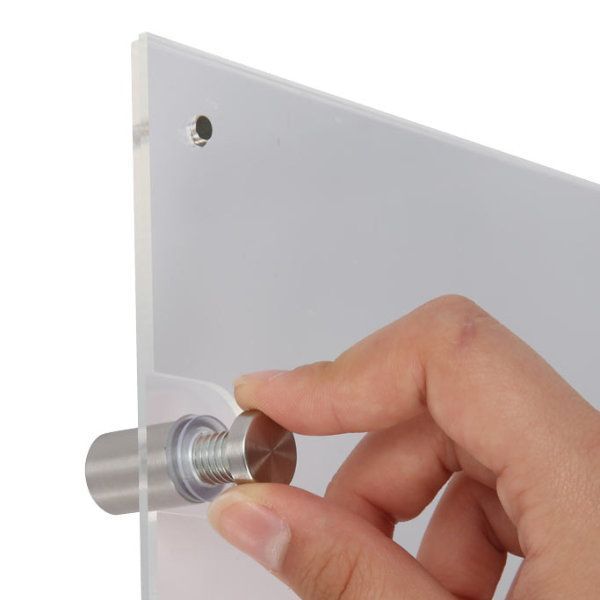 18x24 Wall Mount Clear Acrylic Sign Holder Frame 18 W X 24 H Wall Mount Clear Acrylic Sign Holder Frame