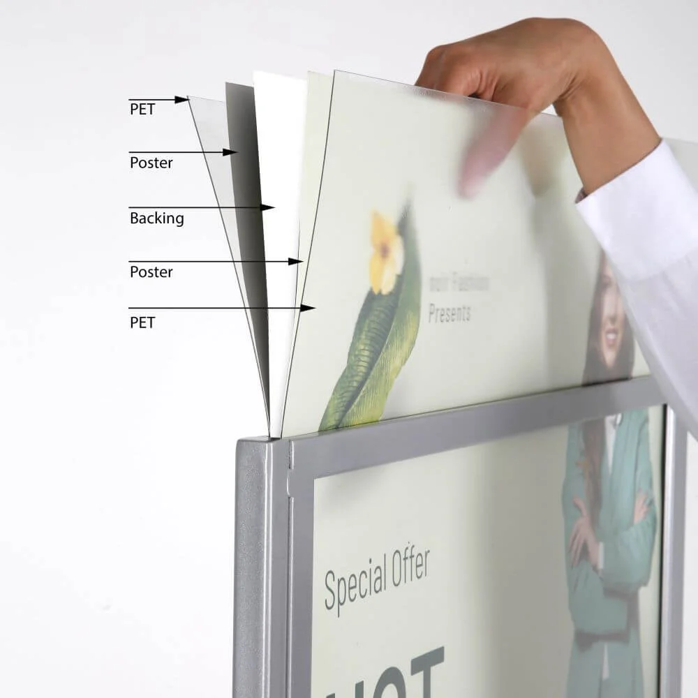 18w-x-60h-metal-info-board-floor-stand-with-1-tier-silver (2) 18w-x-60h-metal-info-board-floor-stand-with-1-tier-silver (2)