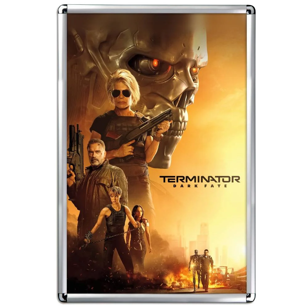 20x30 Snap Poster Frame - 1 inch Silver Color Profile Round Corner (1) 20x30 Snap Poster Frame - 1 inch Silver Color Profile Round Corner (1)
