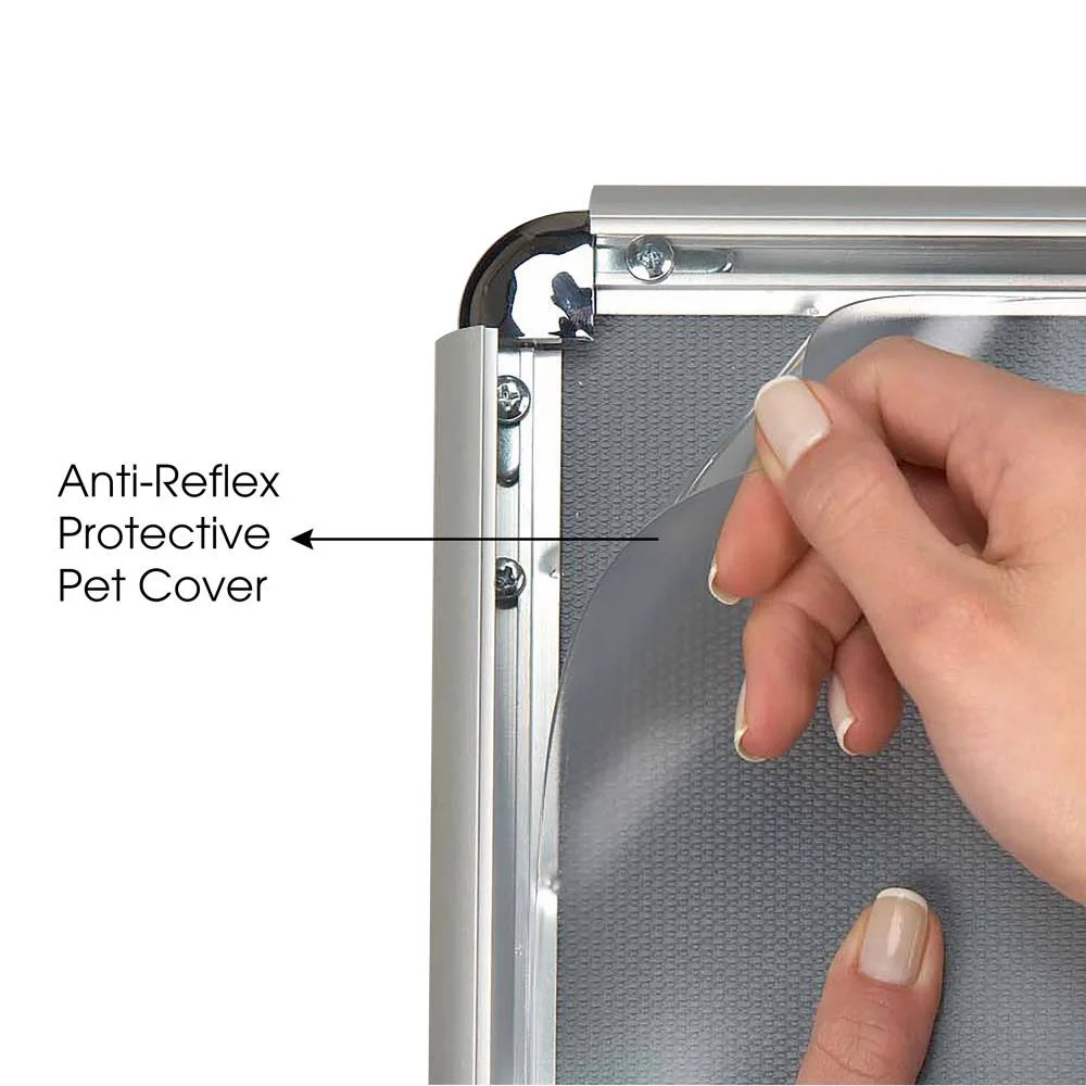 20x30 Snap Poster Frame - 1 inch Silver Color Profile Round Corner (3) 20x30 Snap Poster Frame - 1 inch Silver Color Profile Round Corner (3)