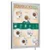 22" x 28" Lockable Weatherproof Smart LED Light Box 1.38" Profile