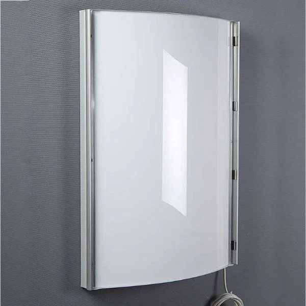 22"w x 28"h Convex Poster Light Box Silver Aluminum Single Sided 22"w x 28"h Convex Poster Light Box Silver Aluminum Single Sided
