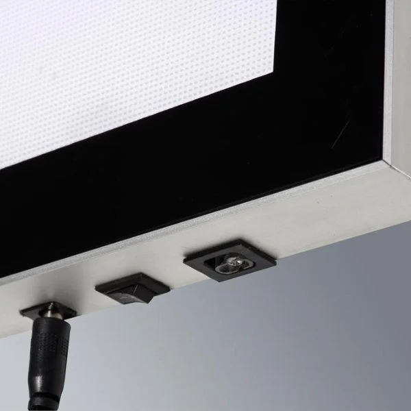 22"w x 28"h Magnetic Poster LED Light Box Black 22"w x 28"h Magnetic Poster LED Light Box Black