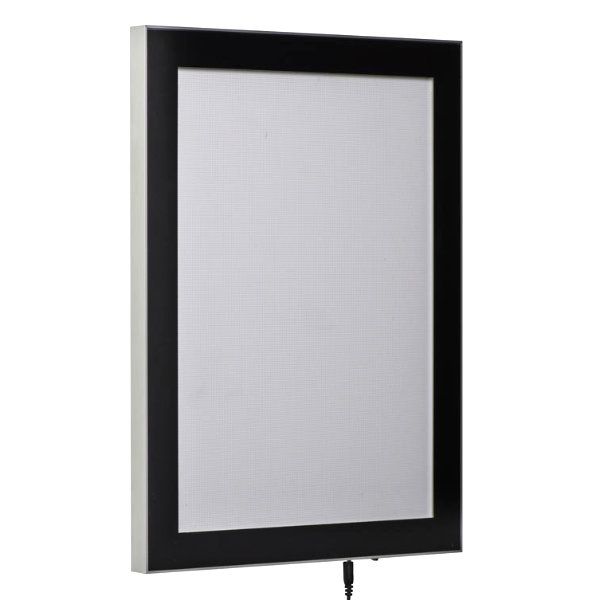 22×28 Magnetic Poster LED Light Box Black – Displays Market