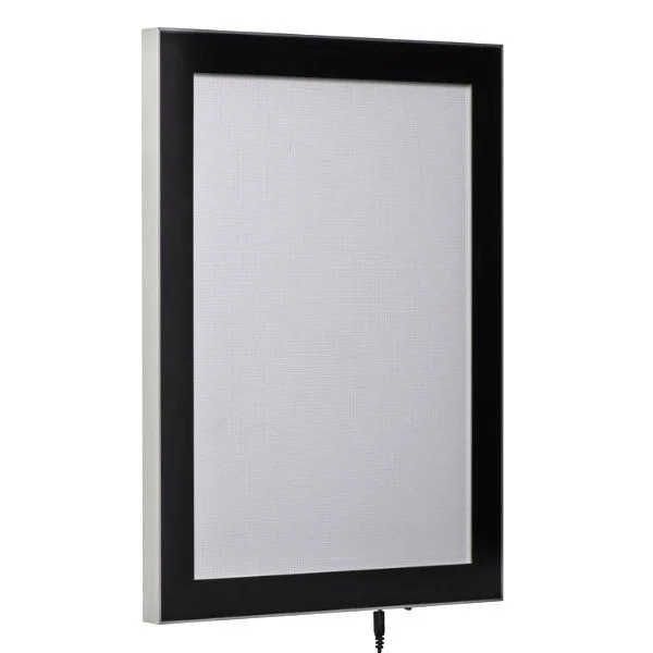22"w x 28"h Magnetic Poster LED Light Box Black 22"w x 28"h Magnetic Poster LED Light Box Black