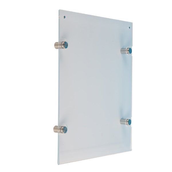 22x28 wall mount clear acrylic sign holder frame