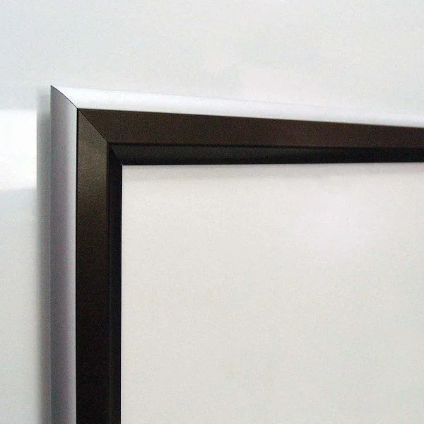 22x28 Double Color Snap Poster Frame - 1.58 inch Black-Silver 22x28 Double Color Snap Poster Frame - 1.58 inch Black-Silver
