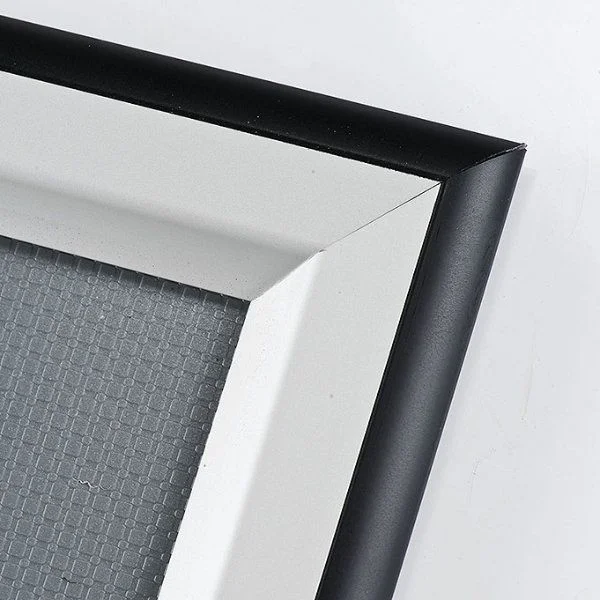22x28 Double Color Snap Poster Frame - 1.58 inch Black-Silver 22x28 Double Color Snap Poster Frame - 1.58 inch Black-Silver