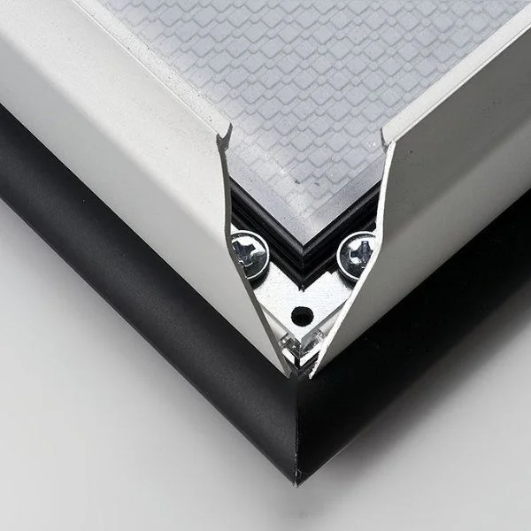 22x28 Double Color Snap Poster Frame - 1.58 inch Black-Silver 22x28 Double Color Snap Poster Frame - 1.58 inch Black-Silver