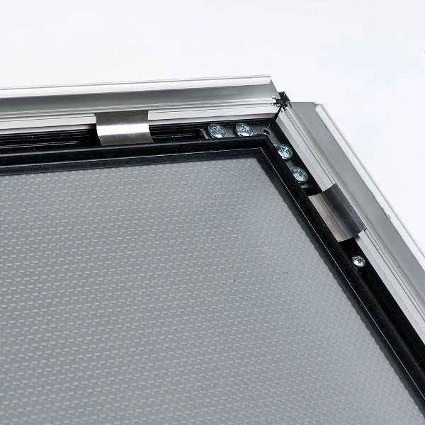 22x28 Double Color Snap Poster Frame - 1.58 inch Black-Silver 22x28 Double Color Snap Poster Frame - 1.58 inch Black-Silver