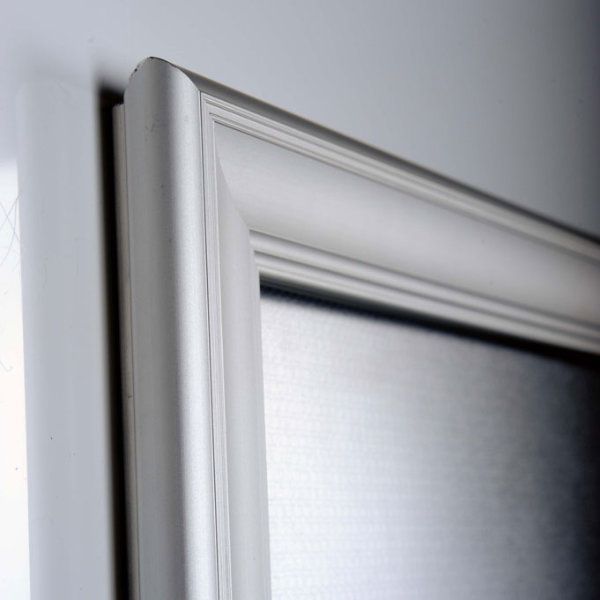 22x28 Fancy Snap Poster Frame 1.58 inch Black Color Mitred Profile