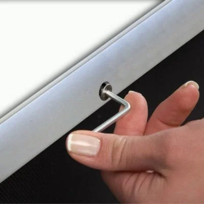 22x28 Lockable Weatherproof Snap Frame - 1.38