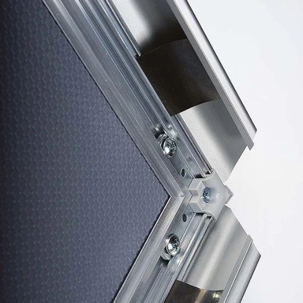22x28 Snap Poster Frame - 1.25 inch Silver Profile, Safe Round Corner 22x28 Snap Poster Frame - 1.25 inch Silver Profile, Safe Round Corner