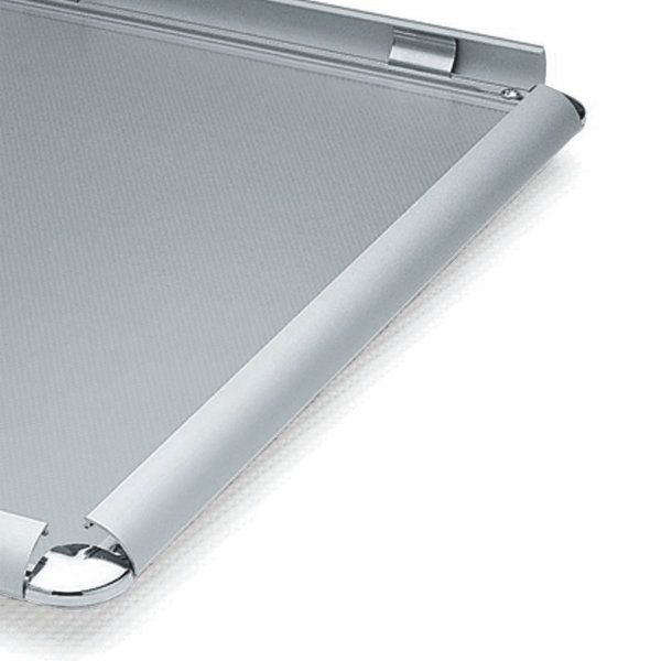 22x28 Snap Poster Frame 1 inch Silver Profile Round Corner