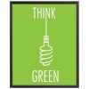 22x28 Weatherproof Snap Poster Frame - 1 inch Black Color Profile