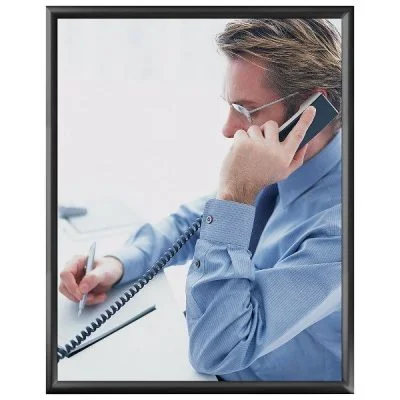 22x28 Window Frame - 1 inch Black Color Mitred Profile
