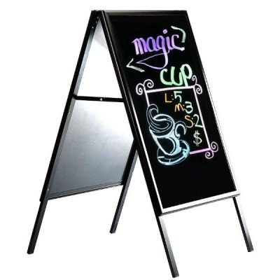 22x28 Write On A Frame Board Black Frame Sidewalk Sign