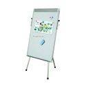 23" x 35" Adjustable Flipchart with Magnetic Surface - Silver