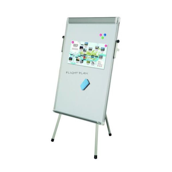 Stable Magnetic Dry Erase White Board 40 X 28'' Foldable Whiteboard Kit W/  Stand