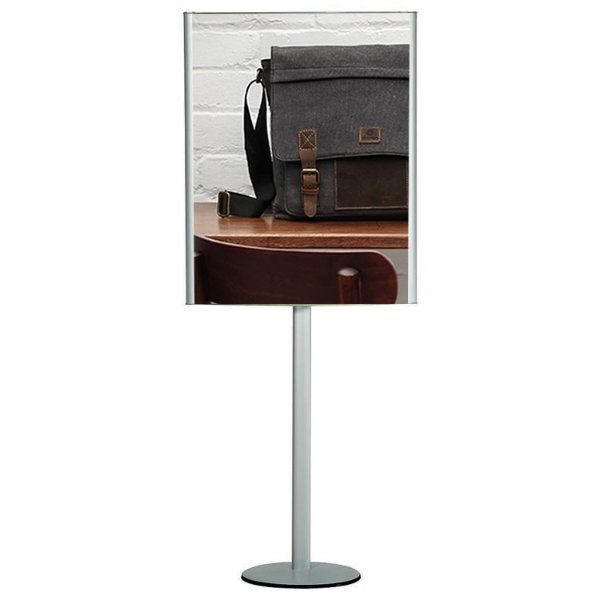 24"w x 36"h Convex Box Poster Display Stand Without Lighting