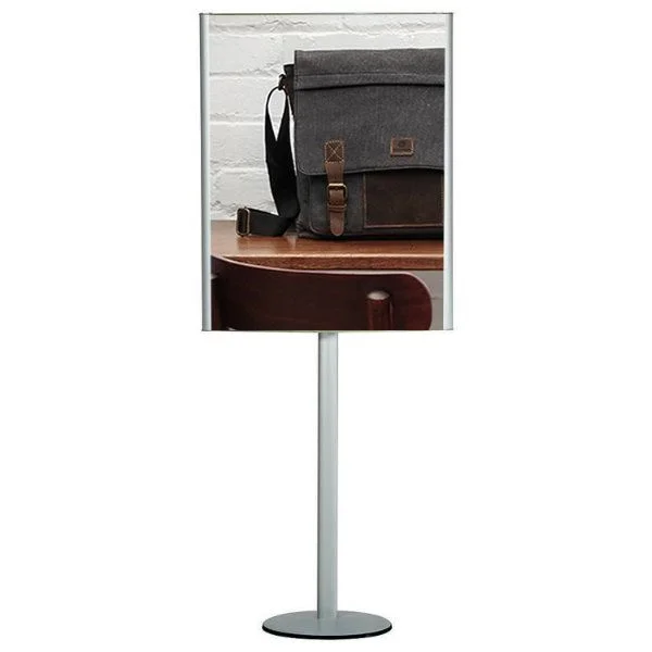 24"w x 36"h Convex Box Poster Display Stand Without Lighting