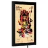 24"w x 36"h Magnetic Poster LED Light Box Black