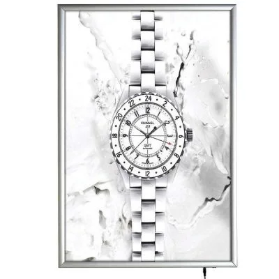 24"w x 36"h Smart Poster LED Light Box 1" Silver Aluminium Profile