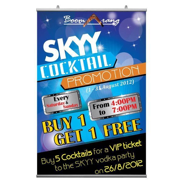 30" Poster Fast & Hanger Set - 0.83 inch Silver Aluminum Profile