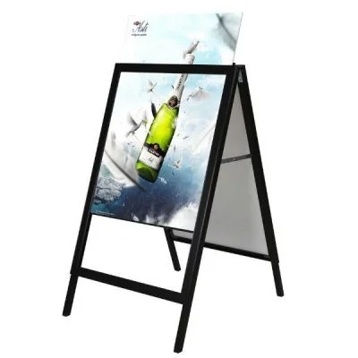 30x40 Slide-in A Frame Board Black Sidewalk Sign