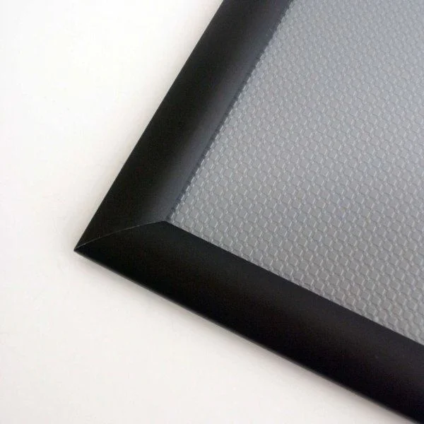 30x40 Snap Poster Frame - 1.25 inch Black Profile, Safe Round Corner 30x40 Snap Poster Frame - 1.25 inch Black Profile, Safe Round Corner