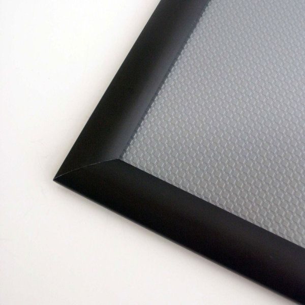 40x60 Snap Poster Frame - 1.25 inch Black Profile, Mitred Corner
