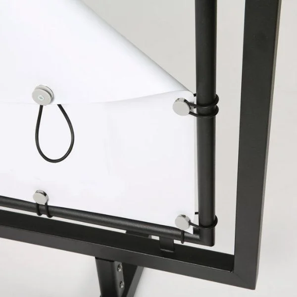 42x24 Street Barrier Sidewalk Sign Q Control Systems Black 42x24 Street Barrier Sidewalk Sign Q Control Systems Black