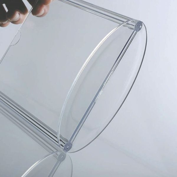 4"w x 6"h Oval Based Clear Acrylic Leaflet & Sign Holder