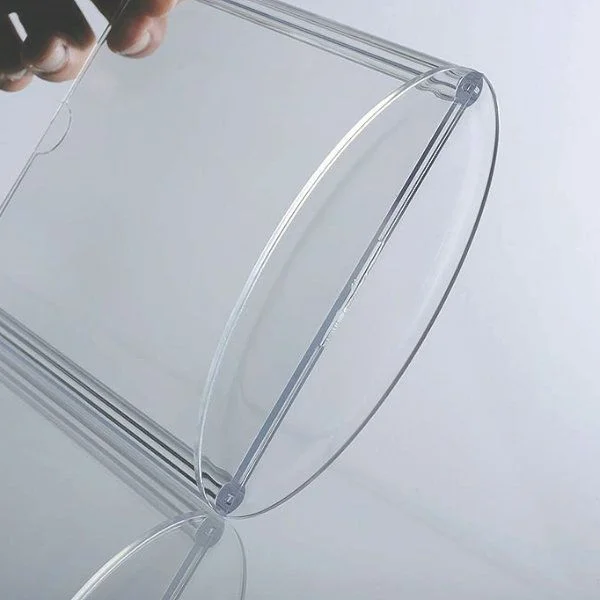 4"w x 6"h Oval Based Clear Acrylic Leaflet & Sign Holder
