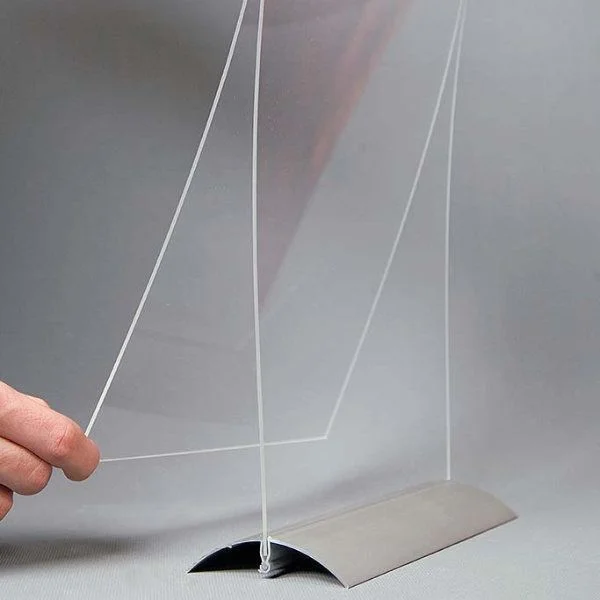 4"w x 6"h Swing Wing Sign Holder with Clear Acrylic Top 4"w x 6"h Swing Wing Sign Holder with Clear Acrylic Top