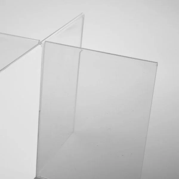 4x(5"w x 7"h) Acrylic Cross Sign Holder Portrait 8 Sides 4x(5"w x 7"h) Acrylic Cross Sign Holder Portrait 8 Sides