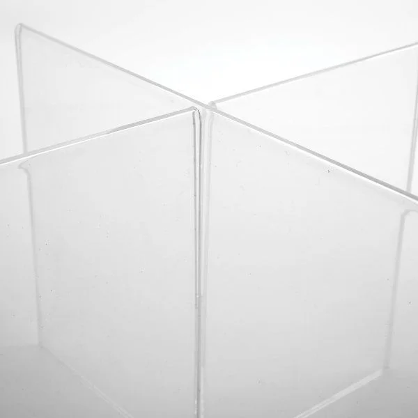 4x(5"w x 7"h) Acrylic Cross Sign Holder Portrait 8 Sides 4x(5"w x 7"h) Acrylic Cross Sign Holder Portrait 8 Sides