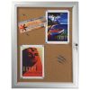 4x(8.5"w x 11h") Enclosed Cork Bulletin Board Outdoor Use
