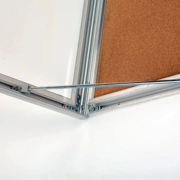 4x(8.5"w x 11h") Universal Showboard With Cork Aluminum Frame
