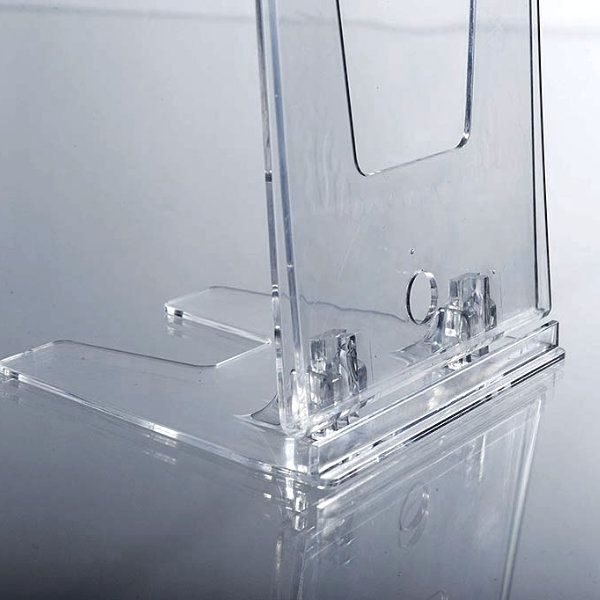 5"w x 7"h Foldable Clear Acrylic Brochure & Leaflet Holder